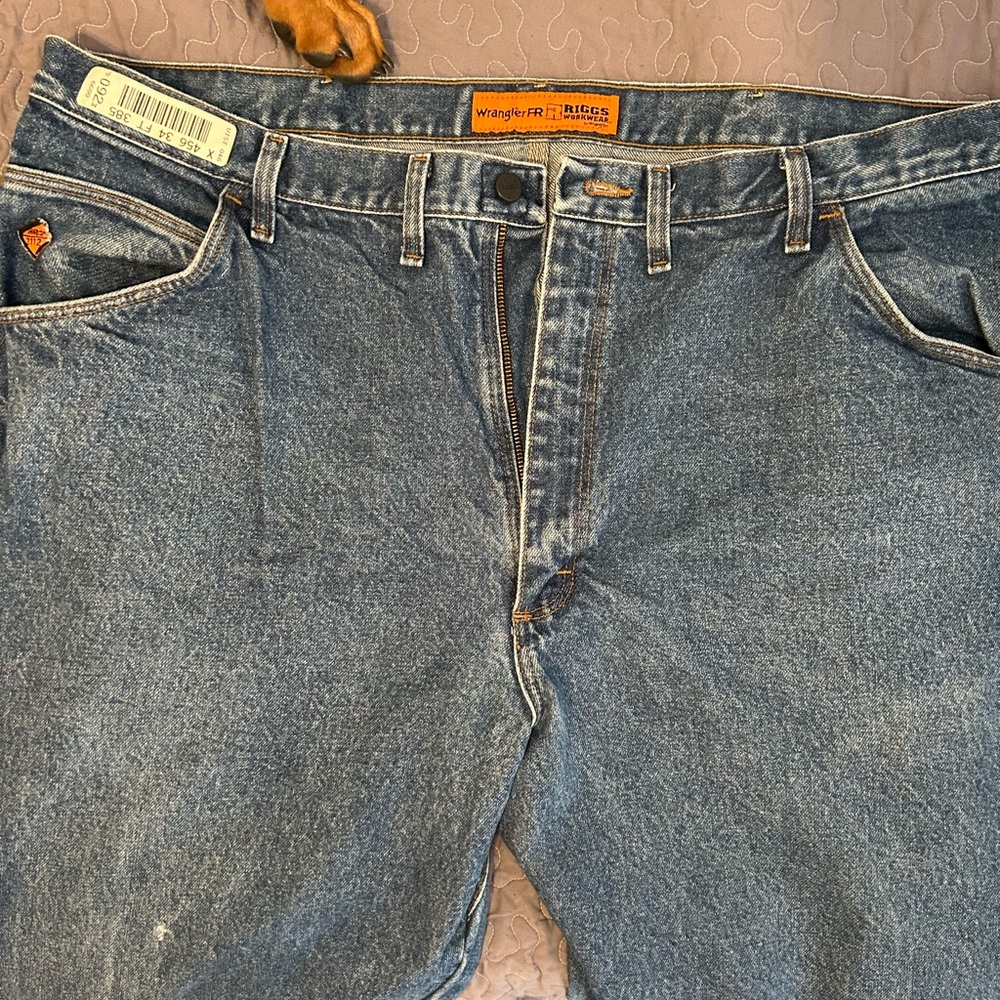 Wrangler Riggs fire retardant jeans 44x32
